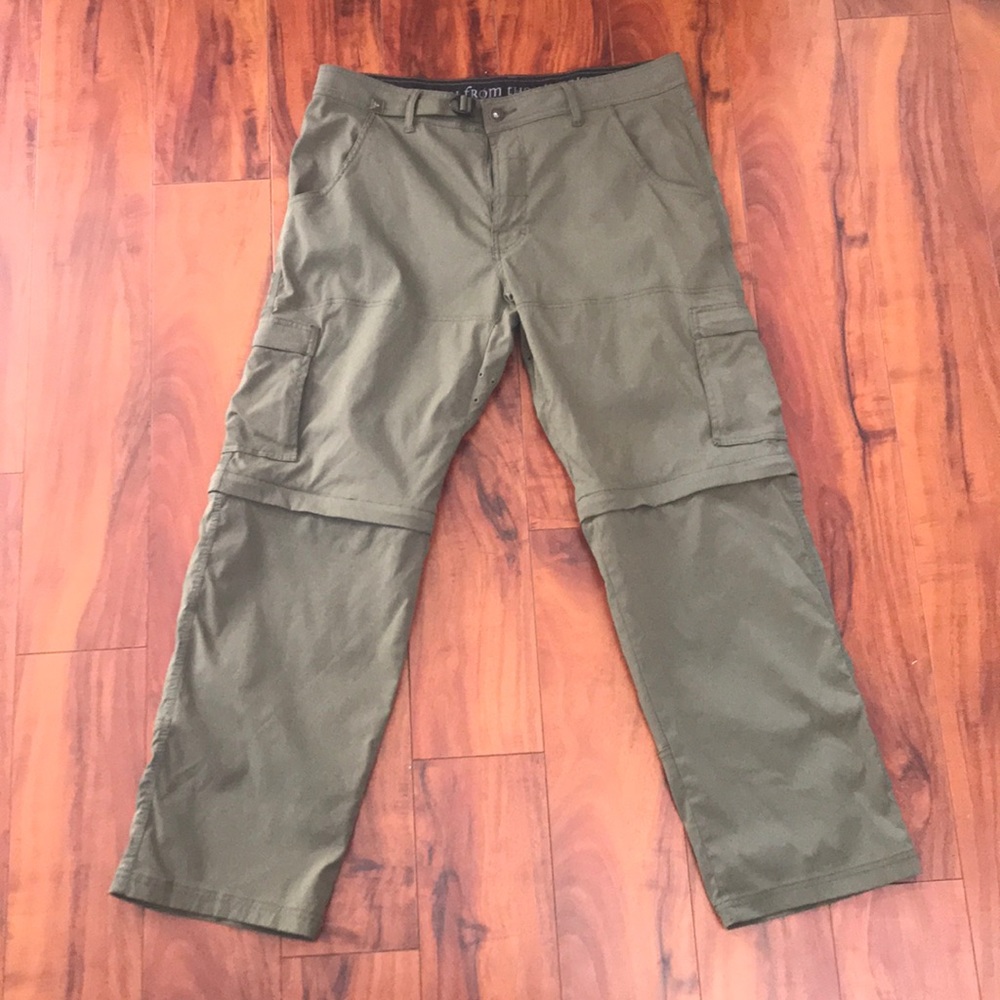 Prana Stretch Zion Hiking Travel Pants 36/30 Cargo